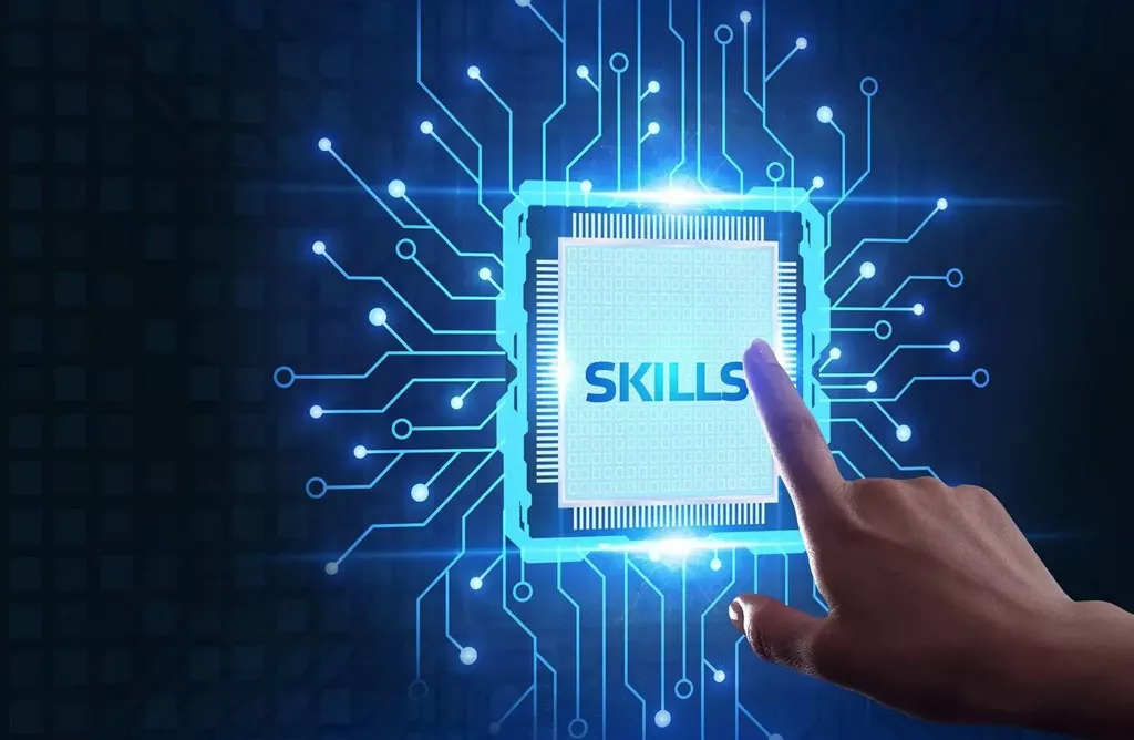Digital Skills and Technology Concept