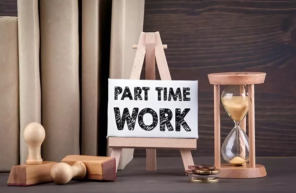 Part-time work sign for student jobs in Finland