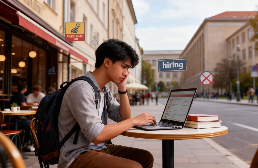 Student Searching Part-Time Jobs while Studying in Germany
