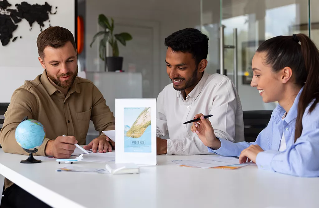 Study abroad consultation session in progress