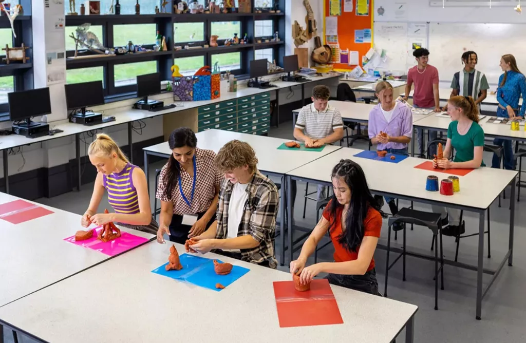 International students developing practical skills at a Dutch university