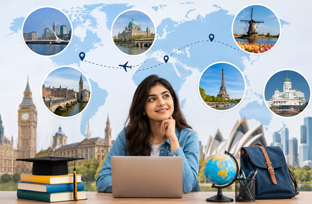 Student exploring global education with overseas education consultants in Pune