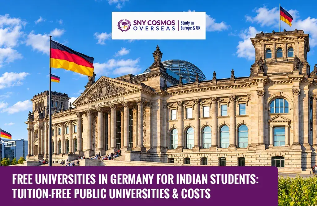 German Parliament Building Illustrating Free Public Universities In Germany For Indian Students
