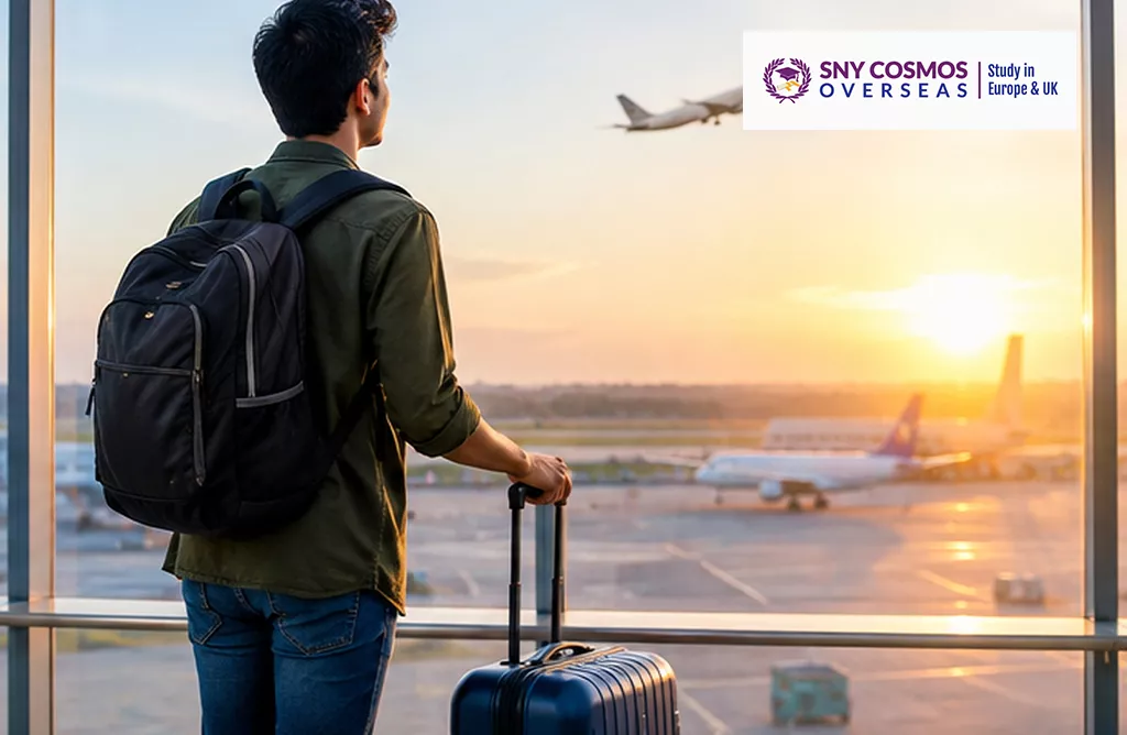 Student Preparing for Overseas Education and International Travel